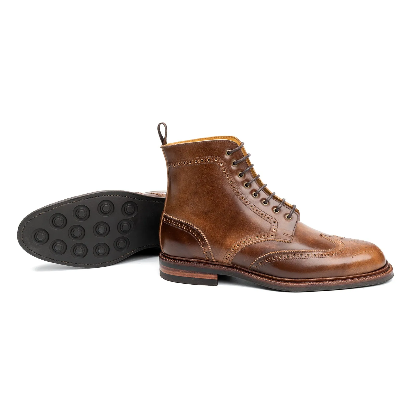 101514 - BROWN MARBLED SHELL CORDOVAN - E sold by Meermin product image thumbnail 2