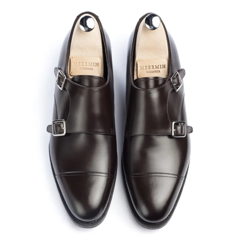 101341 - DARK BROWN CALF - E sold by Meermin