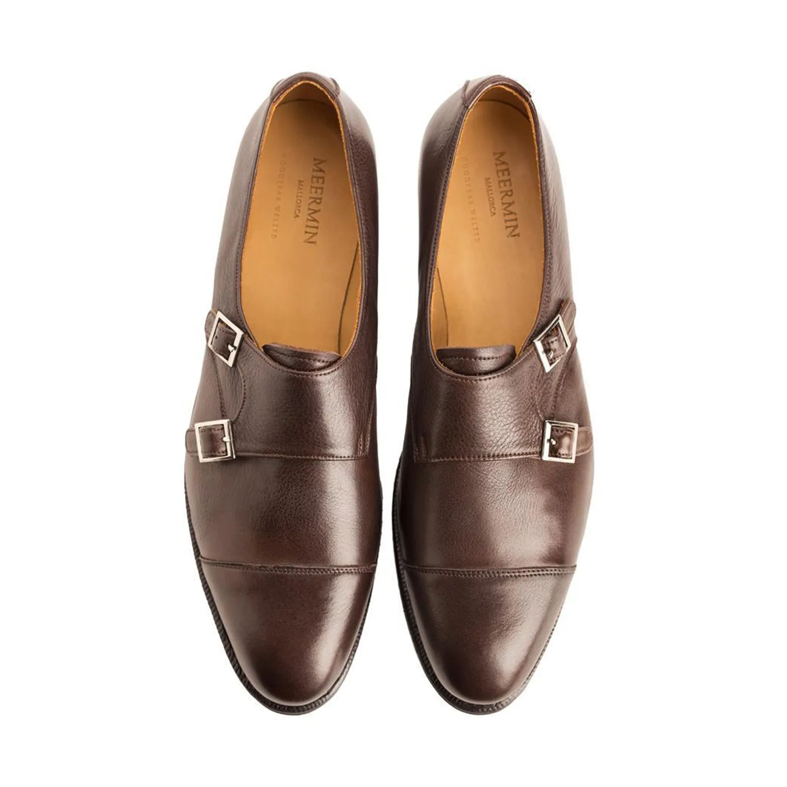 201341 - DARK BROWN SOFTCALF - E sold by Meermin