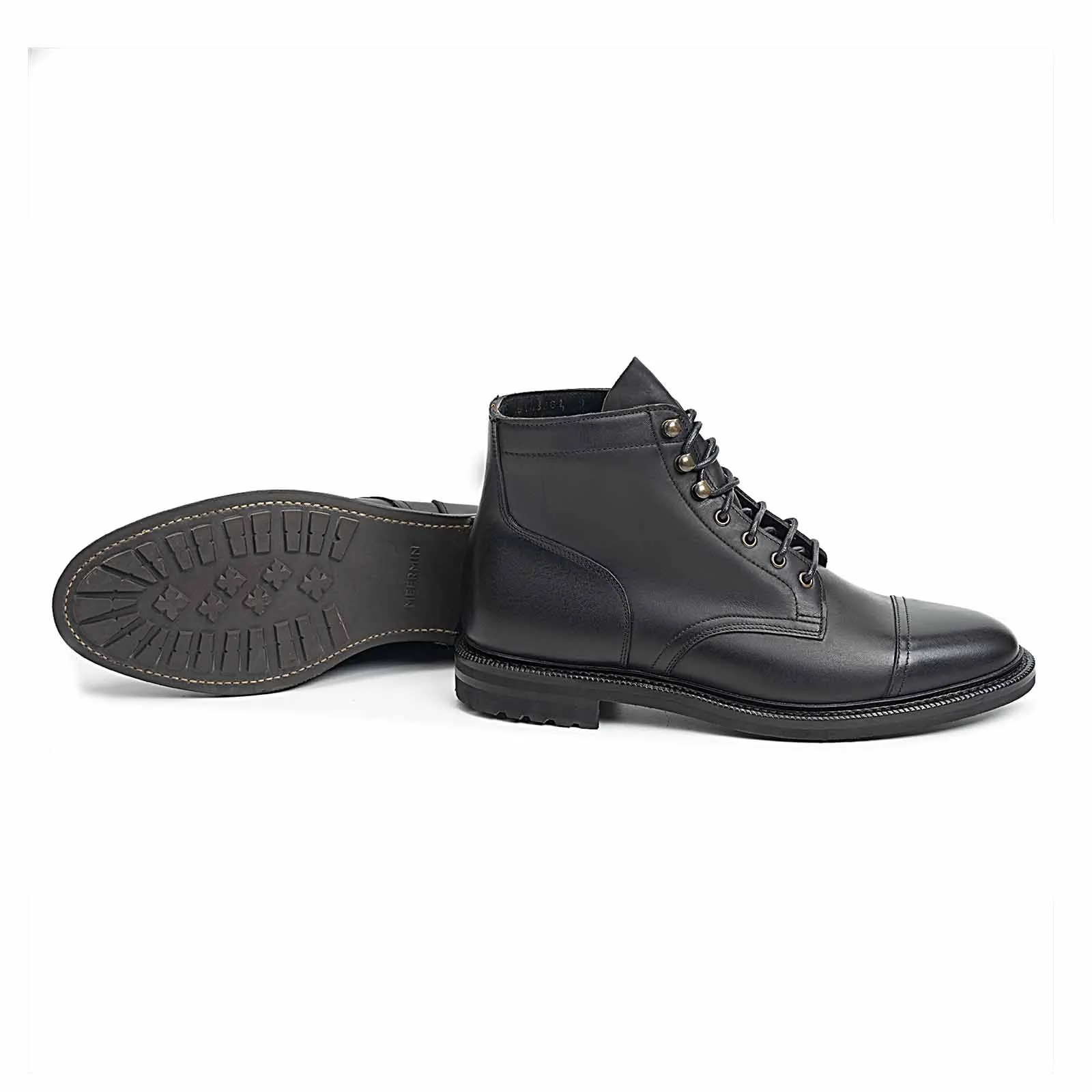 514386 - BLACK WAXY CALF - E sold by Meermin product image thumbnail 4
