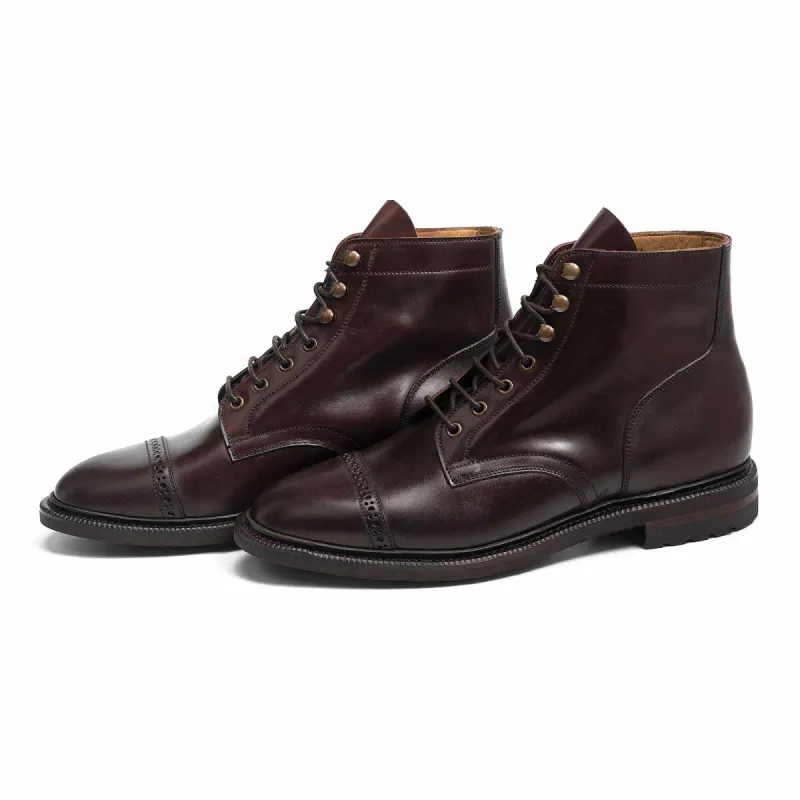 514867 - BURGUNDY HERITAGE SHELL CORDOVAN - E sold by Meermin