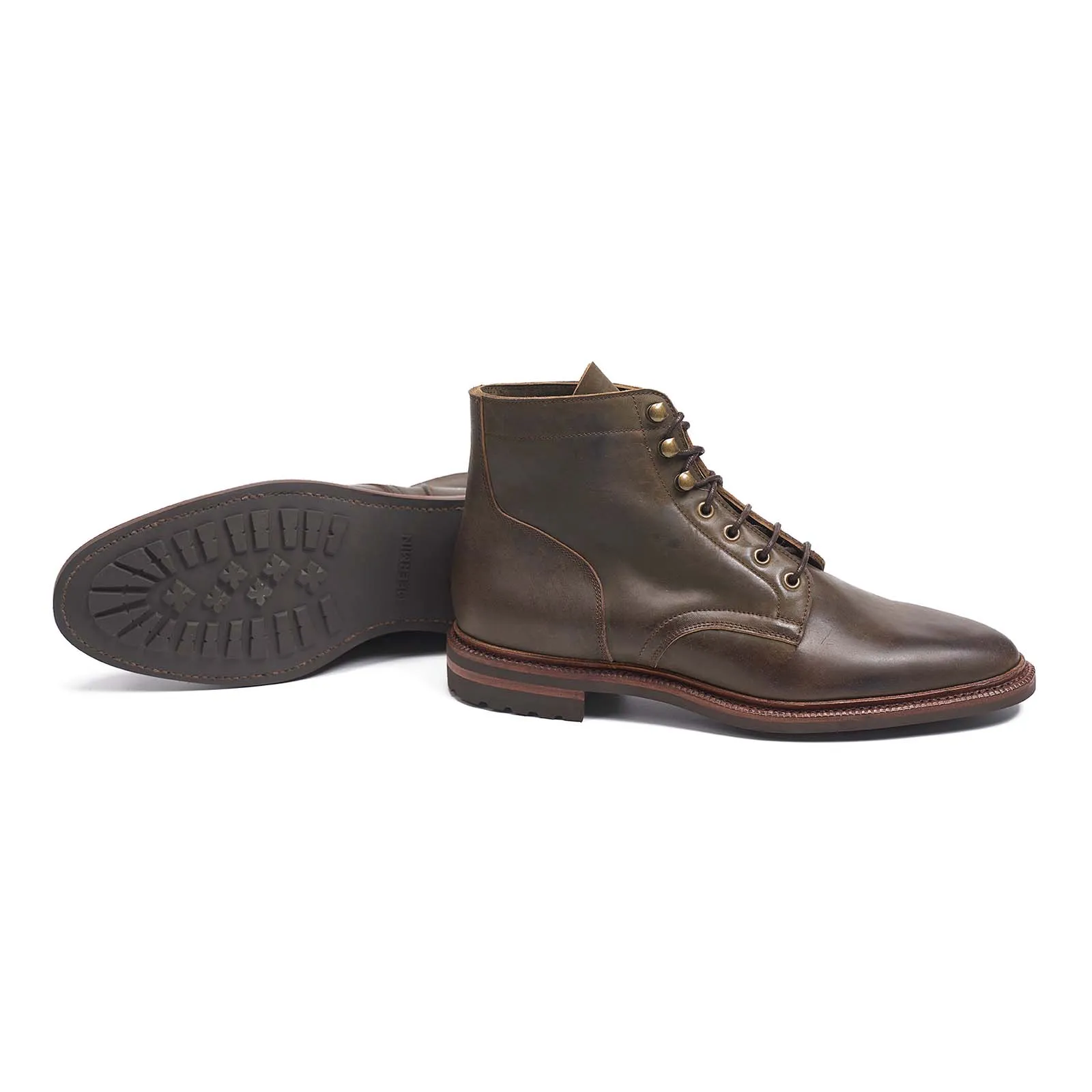 514886 - CAPER GREEN WAXY SHELL CORDOVAN - E sold by Meermin product image thumbnail 4