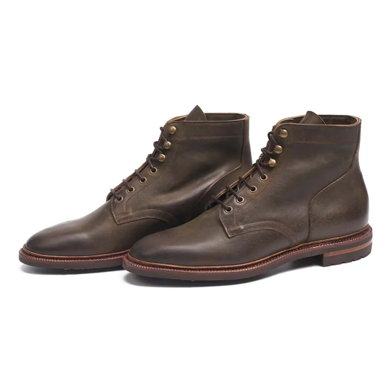 514886 - CAPER GREEN WAXY SHELL CORDOVAN - E sold by Meermin