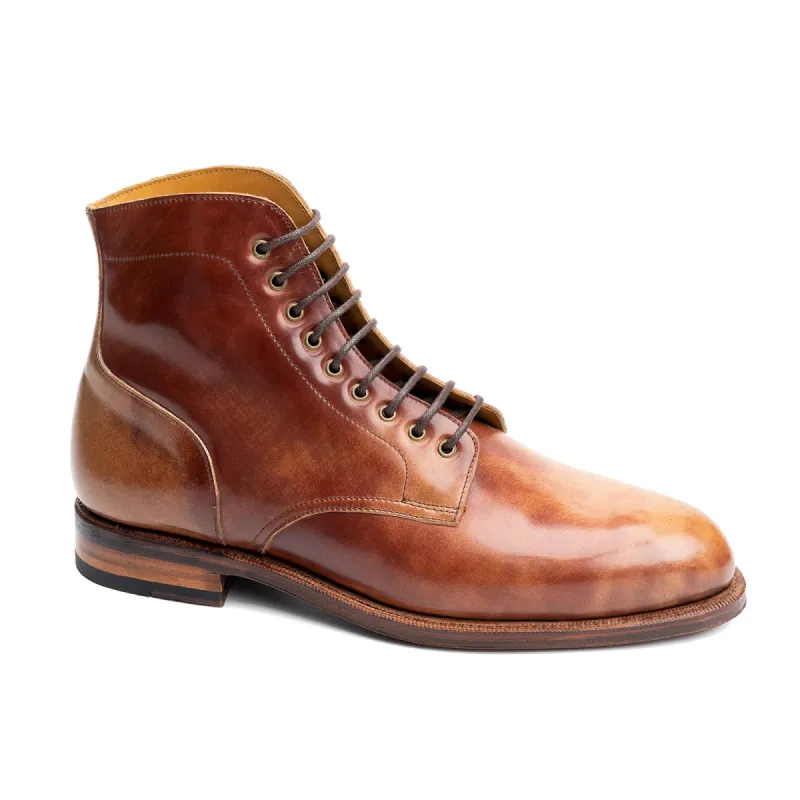 101337 - CHERRY MARBLED SHELL CORDOVAN - E sold by Meermin