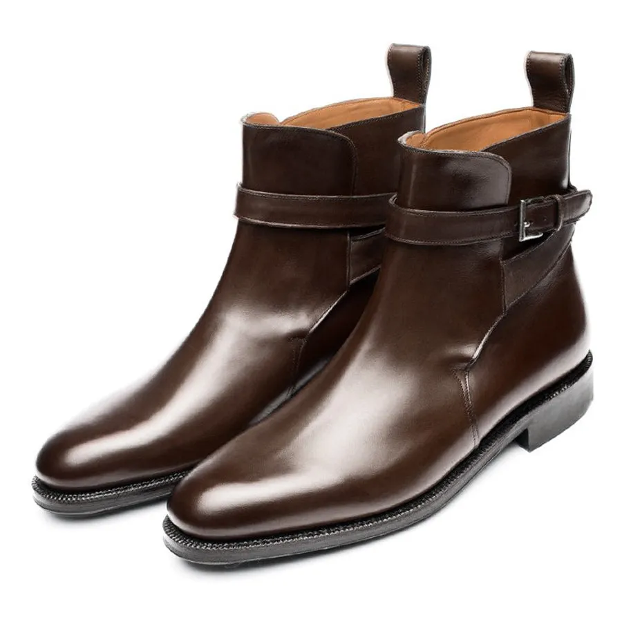 101499 - DARK BROWN CALF - E sold by Meermin