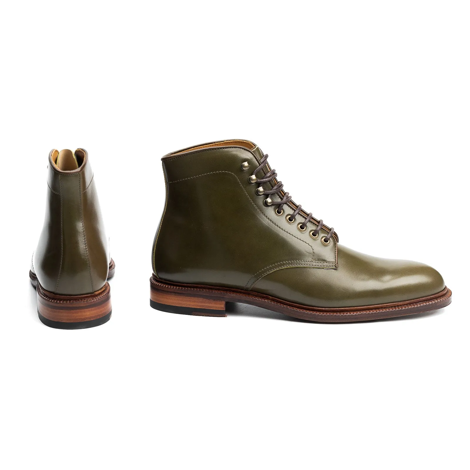 101637 - OLIVE SHELL CORDOVAN - E sold by Meermin product image thumbnail 4