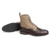 101523 - BROWN ALPINE & TAUPE JANUS BUTTS - E sold by Meermin