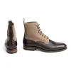 101523 - BROWN ALPINE & TAUPE JANUS BUTTS - E sold by Meermin