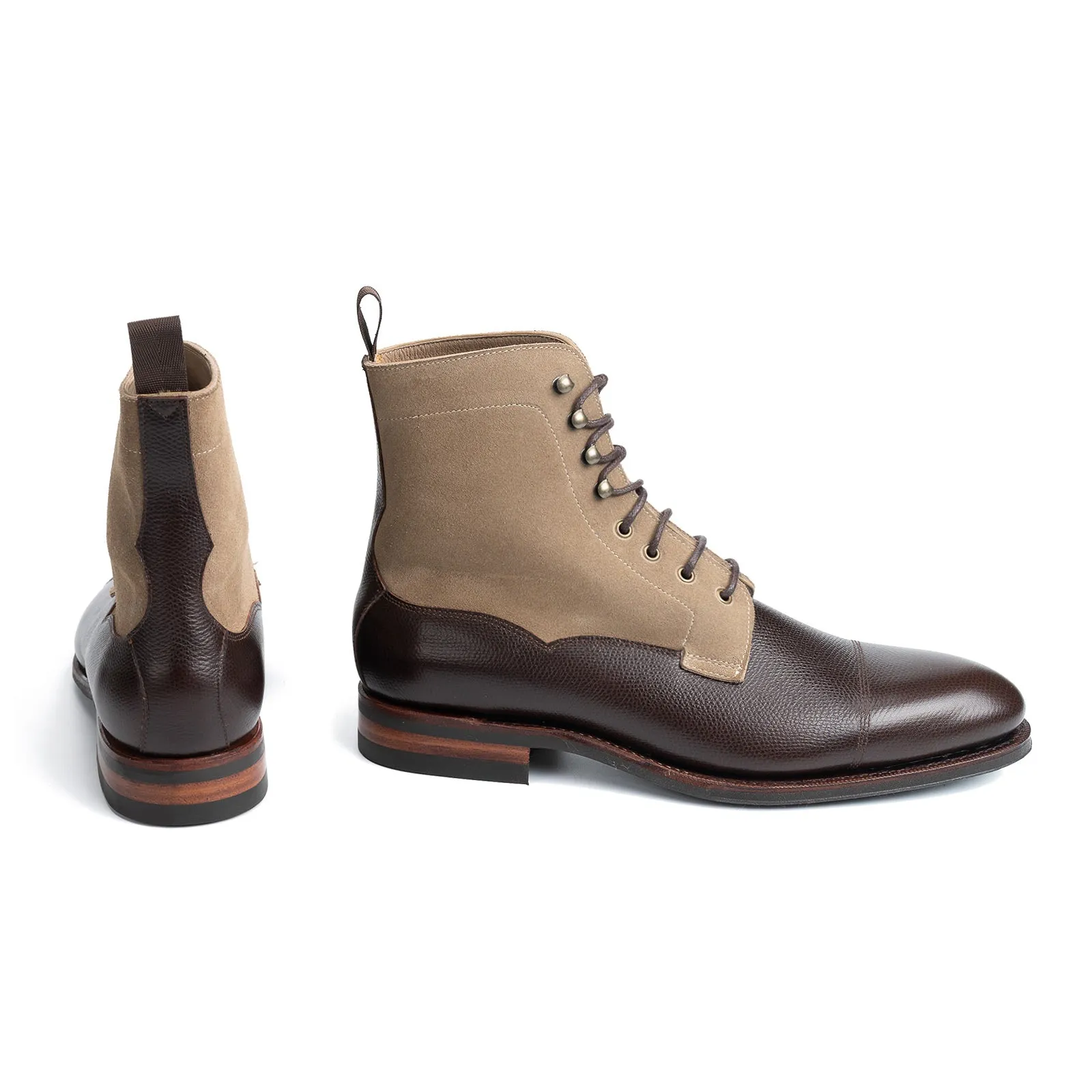 101523 - BROWN ALPINE & TAUPE JANUS BUTTS - E sold by Meermin product image thumbnail 3