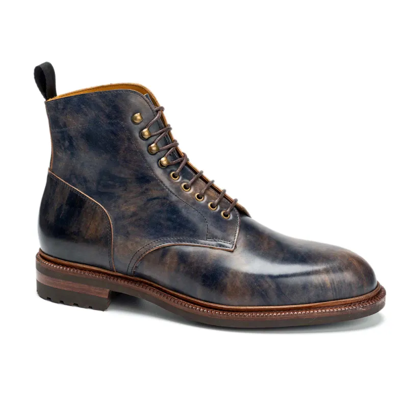 116211 - NAVY MUSEUM SHELL CORDOVAN - E (ULTRAFLEX SYSTEM) sold by Meermin
