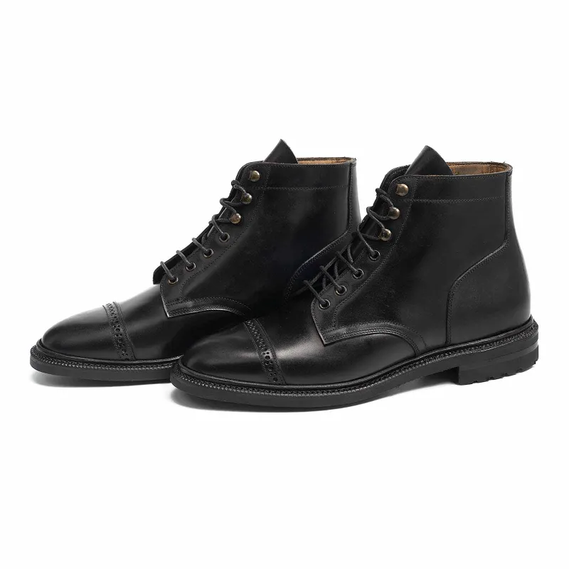 514867 - BLACK HERITAGE SHELL CORDOVAN - E sold by Meermin