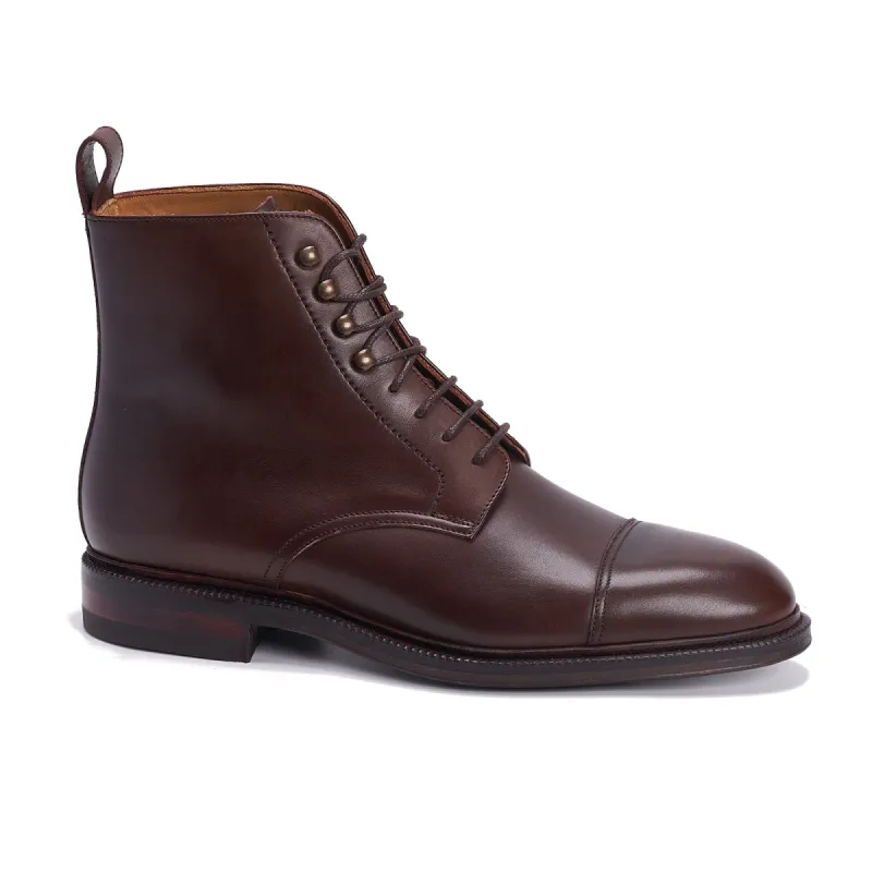 101487 - DARK BROWN CALF - E sold by Meermin