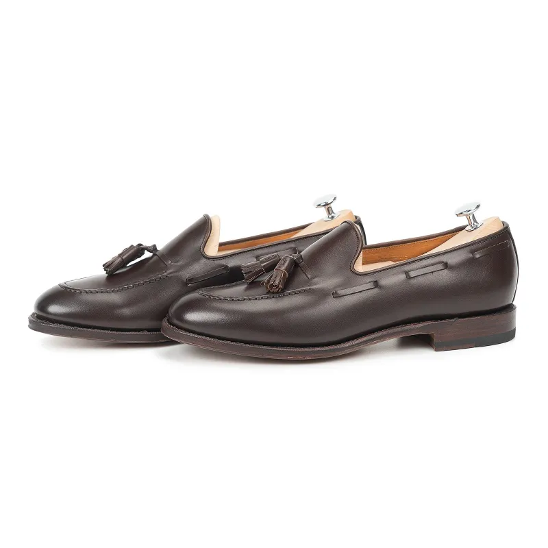 514035 - DARK BROWN CALF - E sold by Meermin