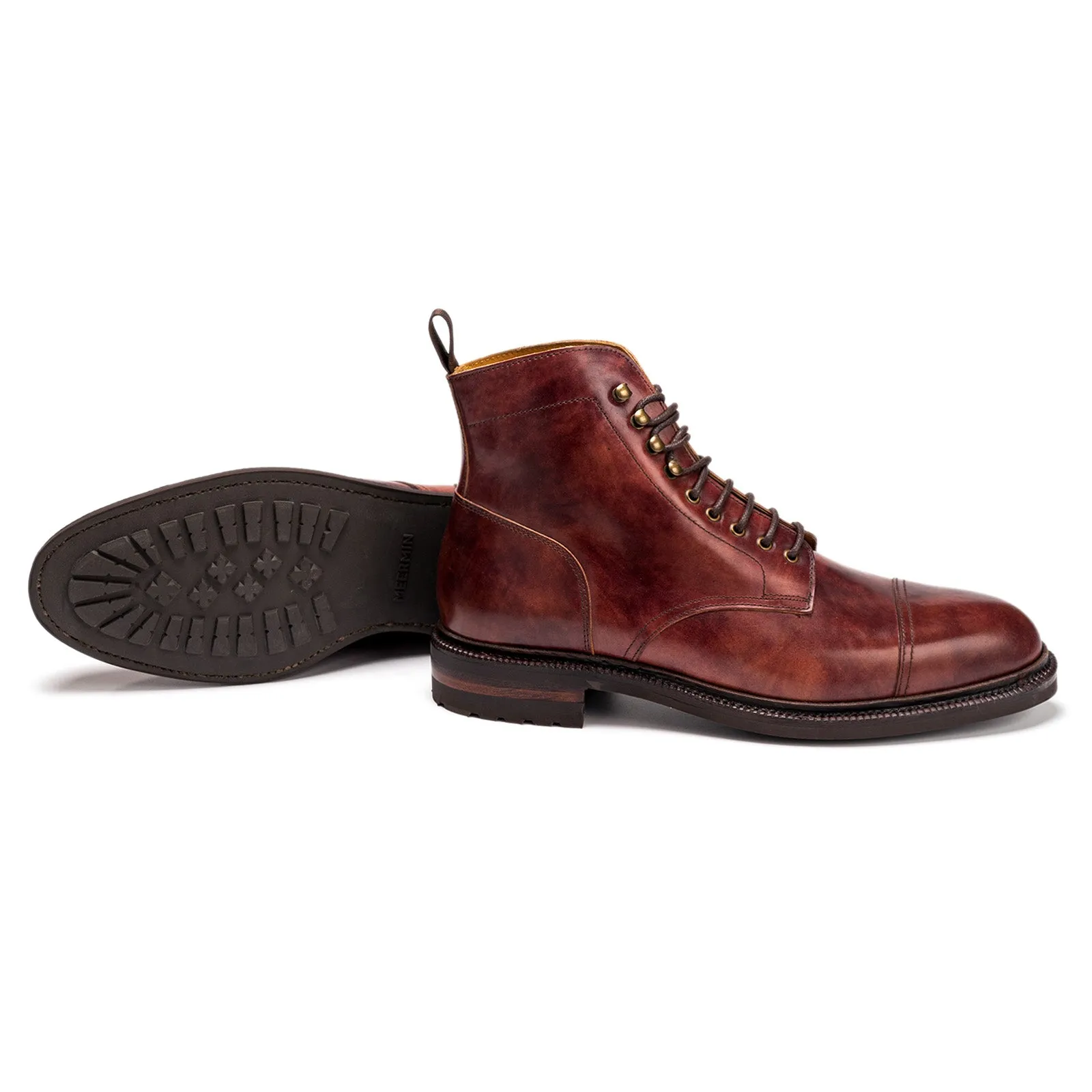 116210 - PLUM MUSEUM SHELL CORDOVAN - E (ULTRAFLEX SYSTEM) sold by Meermin product image thumbnail 2