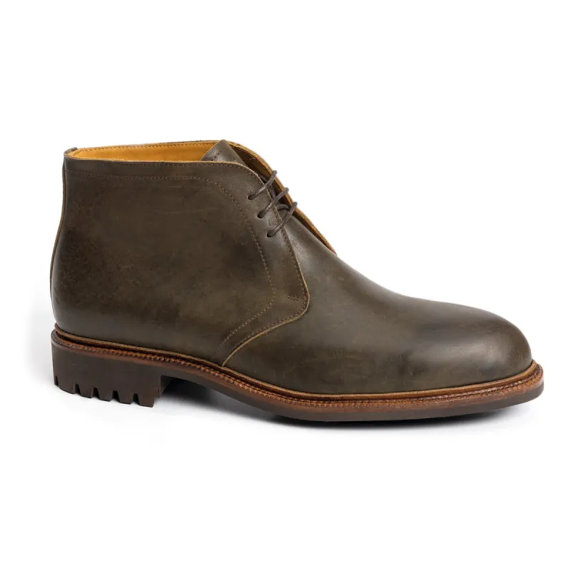 101468 - CAPER GREEN WAXY SHELL CORDOVAN - E sold by Meermin