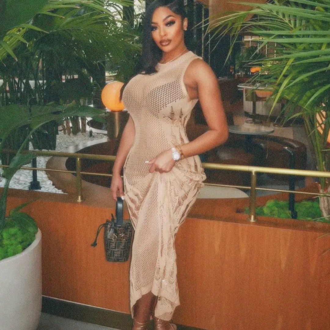 STITCH ME DRESS CAMEL sold by Azel Clothing product image thumbnail 3