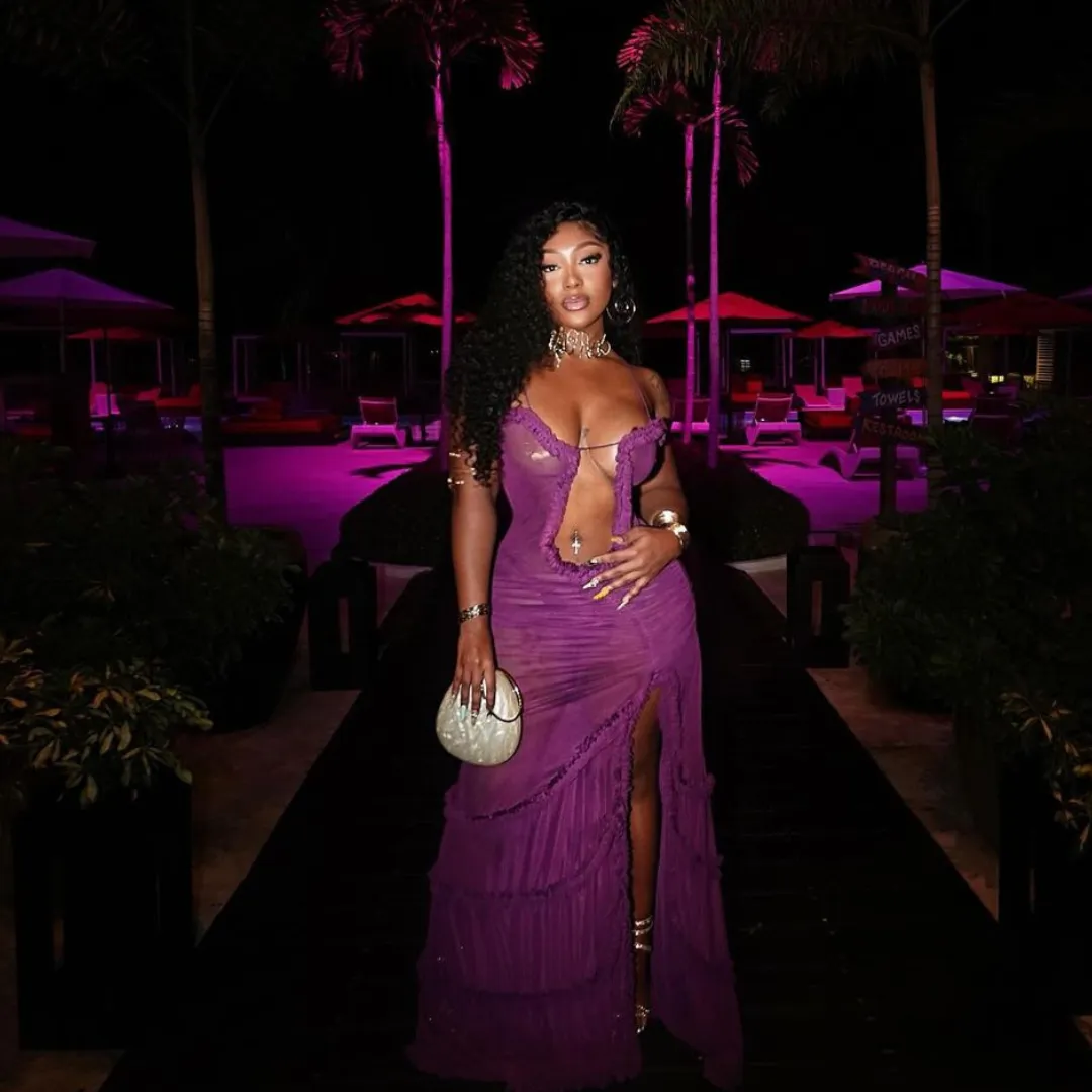 Show Me Dress Purple sold by Azel Clothing