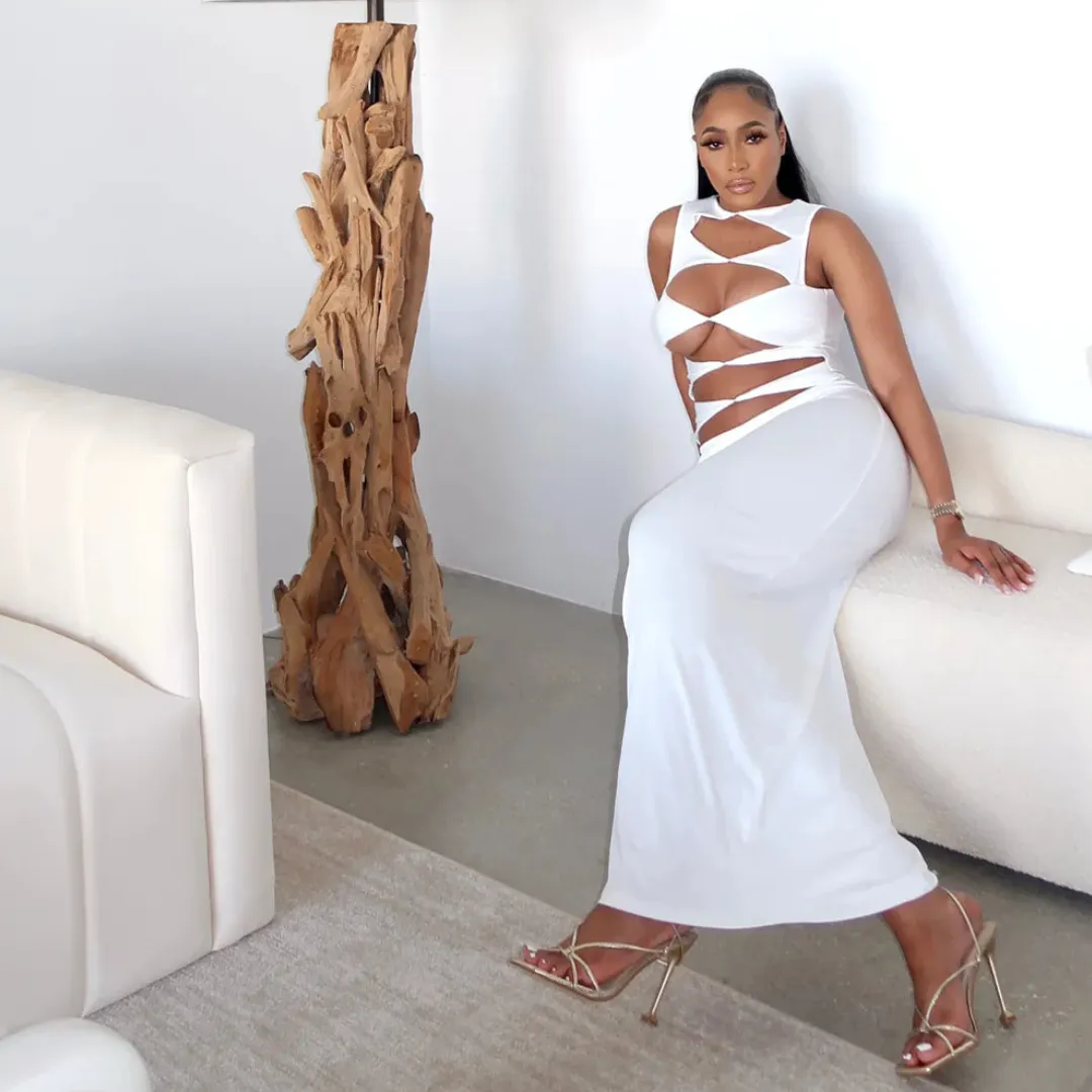 Line Me Up Maxi Dress sold by Azel Clothing product image thumbnail 3