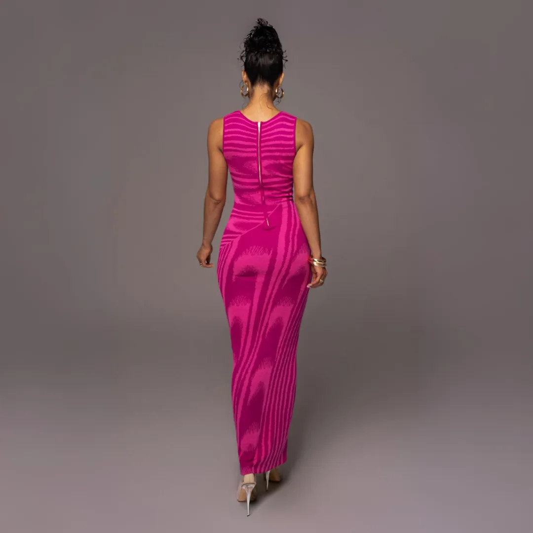 Raspberry Swirl Maxi Dress sold by Azel Clothing product image thumbnail 2