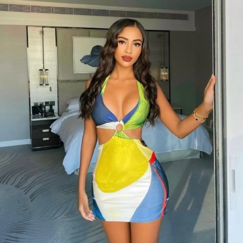 GEOMETRIC DRESS sold by Azel Clothing