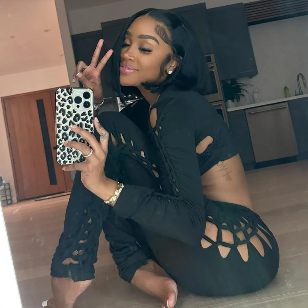 Black Knotted Trousers Set sold by Azel Clothing product image thumbnail 3