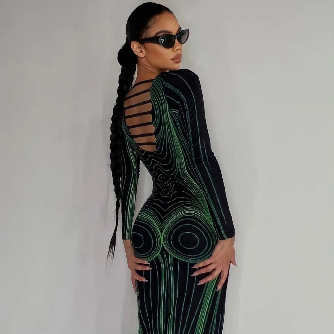 Matrix Dress sold by Azel Clothing product image thumbnail 5