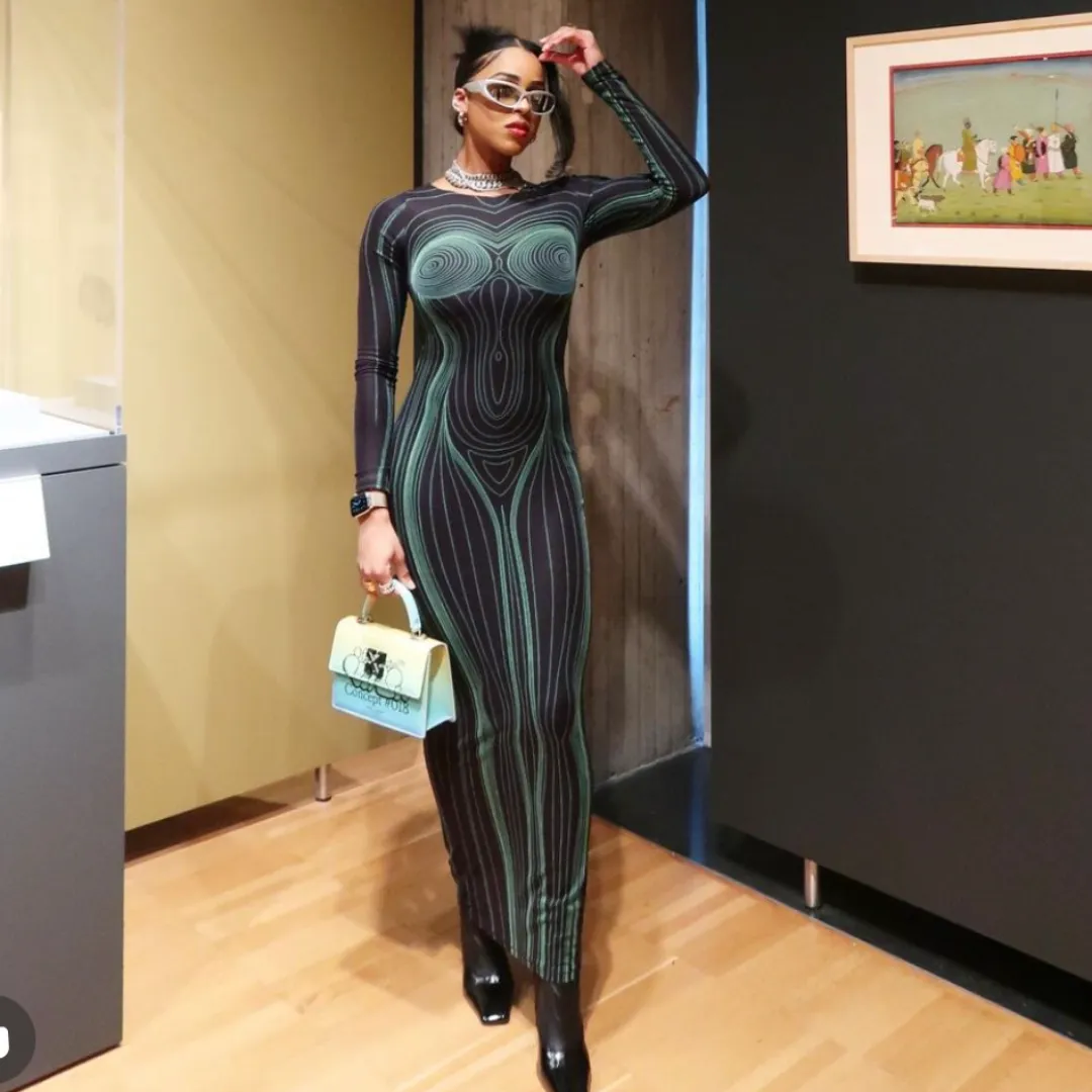 Matrix Dress sold by Azel Clothing product image thumbnail 3