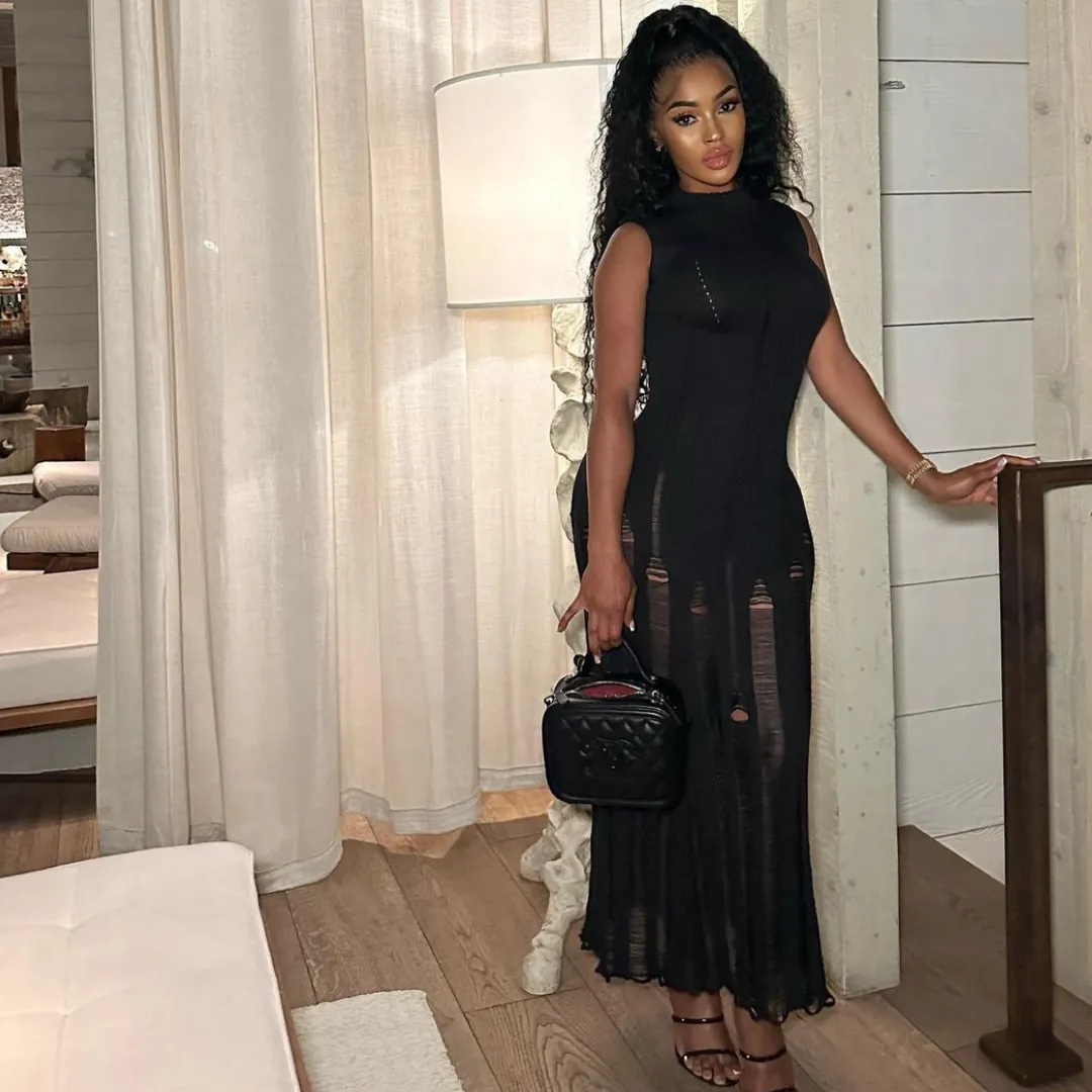 Black Crochet Dress sold by Azel Clothing product image thumbnail 4