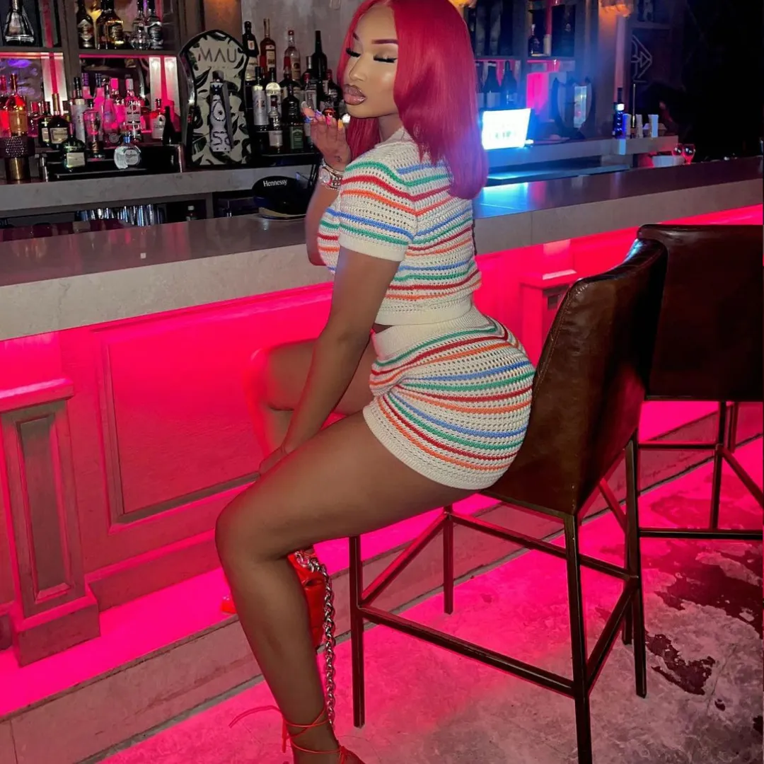 Knitted Shorts Set sold by Azel Clothing product image thumbnail 3