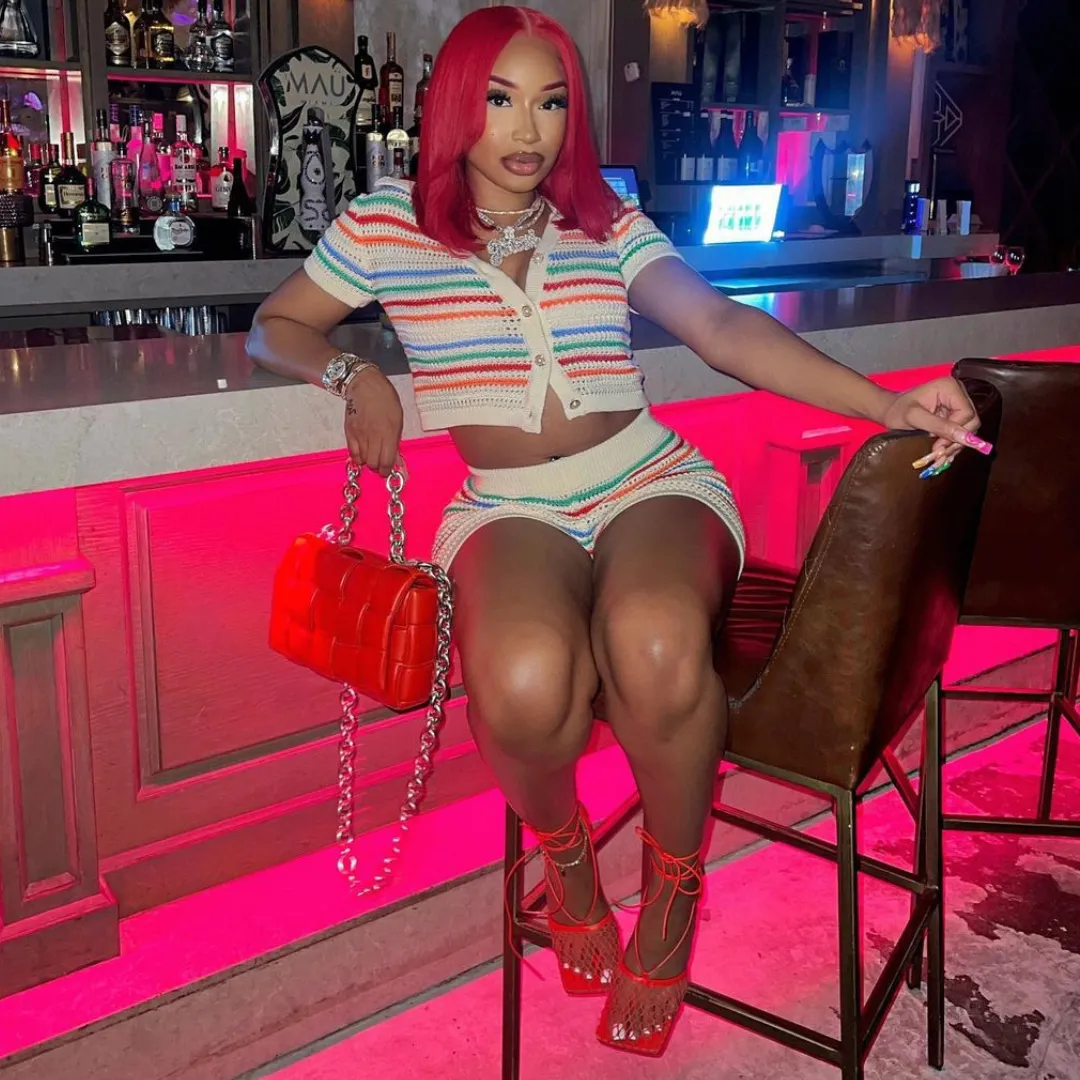 Knitted Shorts Set sold by Azel Clothing