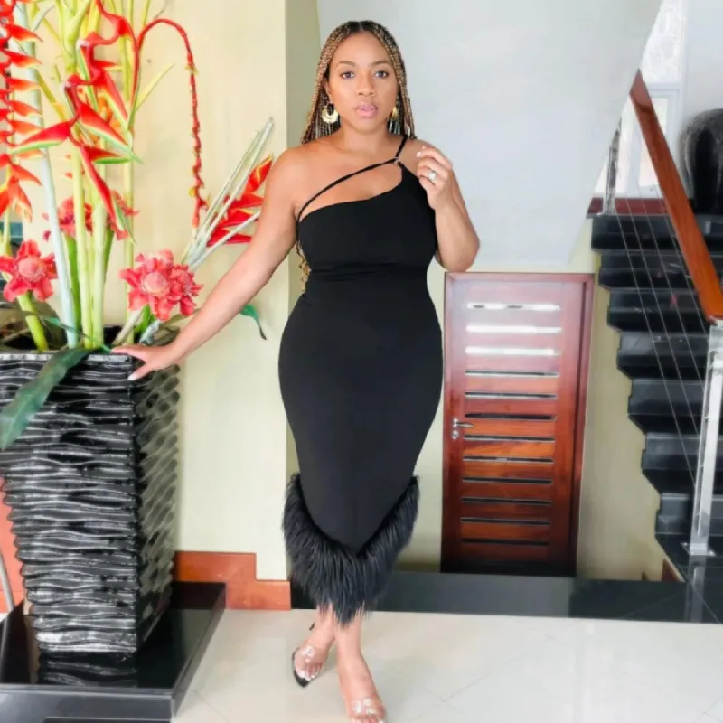BLACK MAXI DRESS sold by Azel Clothing