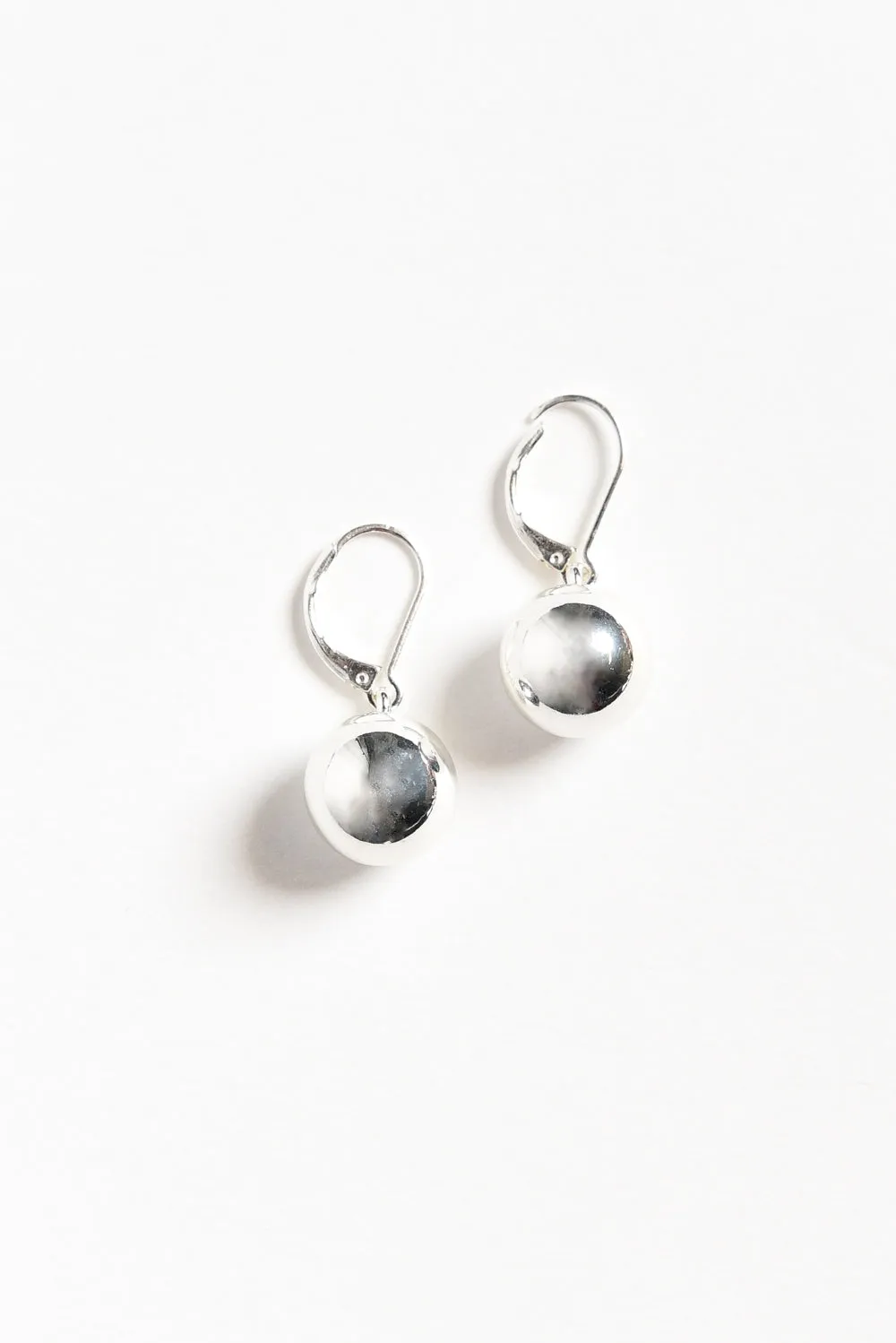 Honoria Silver Ball Earrings sold by Blue Bungalow