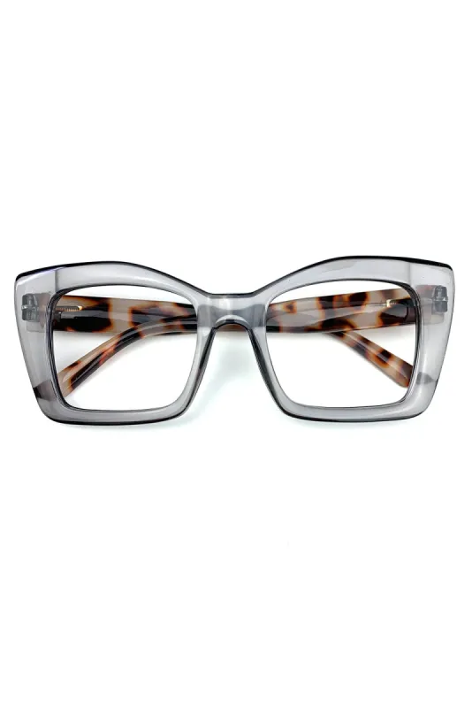 Cleo Grey Tortoiseshell Reading Glasses sold by Blue Bungalow