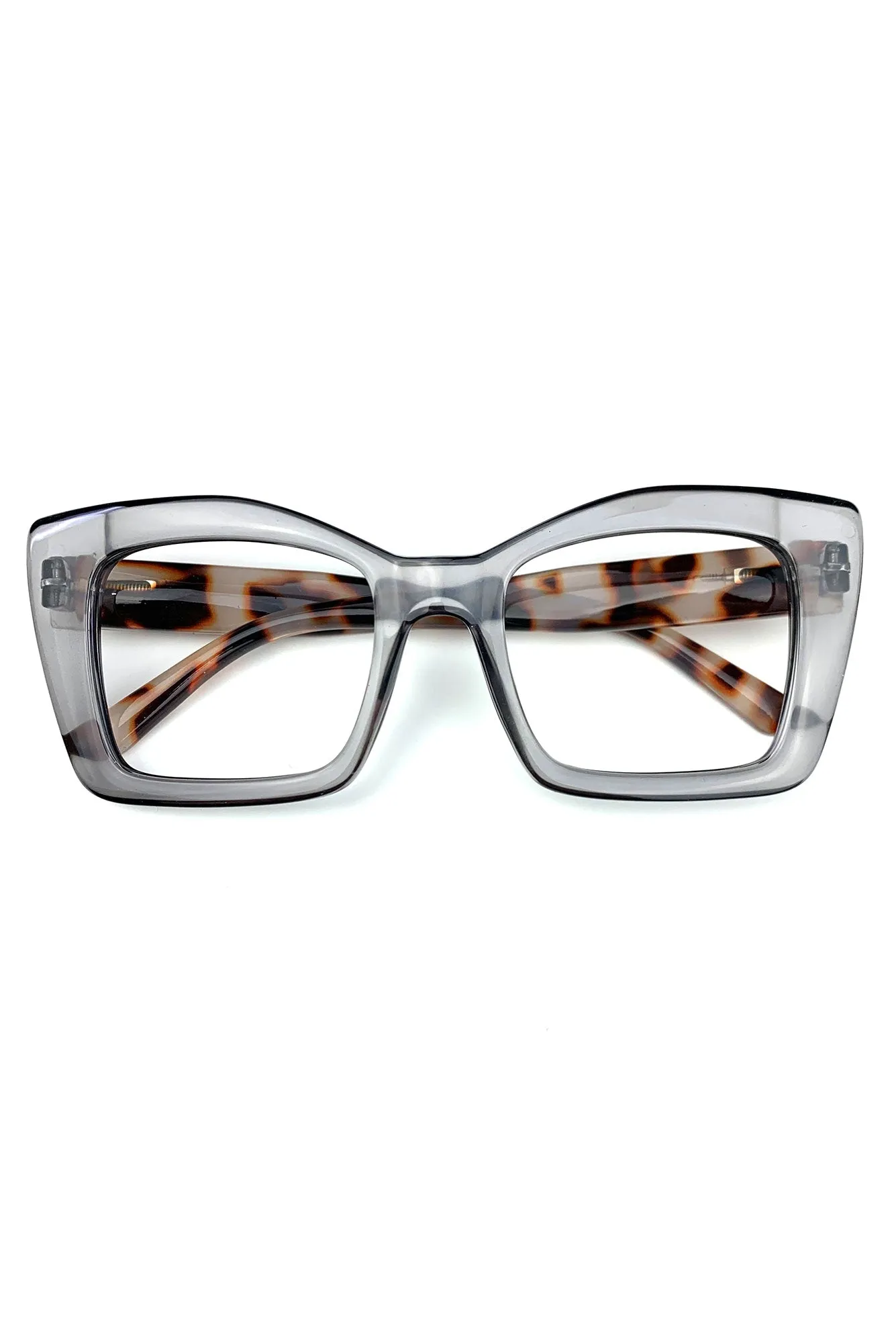 Cleo Grey Tortoiseshell Reading Glasses sold by Blue Bungalow