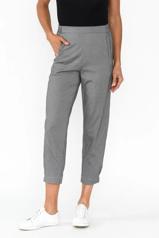 Cosita Grey Cropped Pants sold by Blue Bungalow
