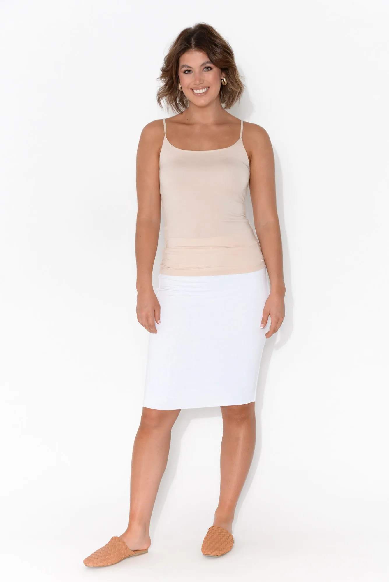 Nude Micro Modal Singlet sold by Blue Bungalow product image thumbnail 2