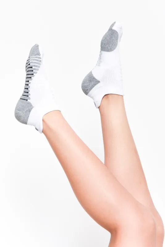 Remi White Bamboo Blend Sports Sock sold by Blue Bungalow