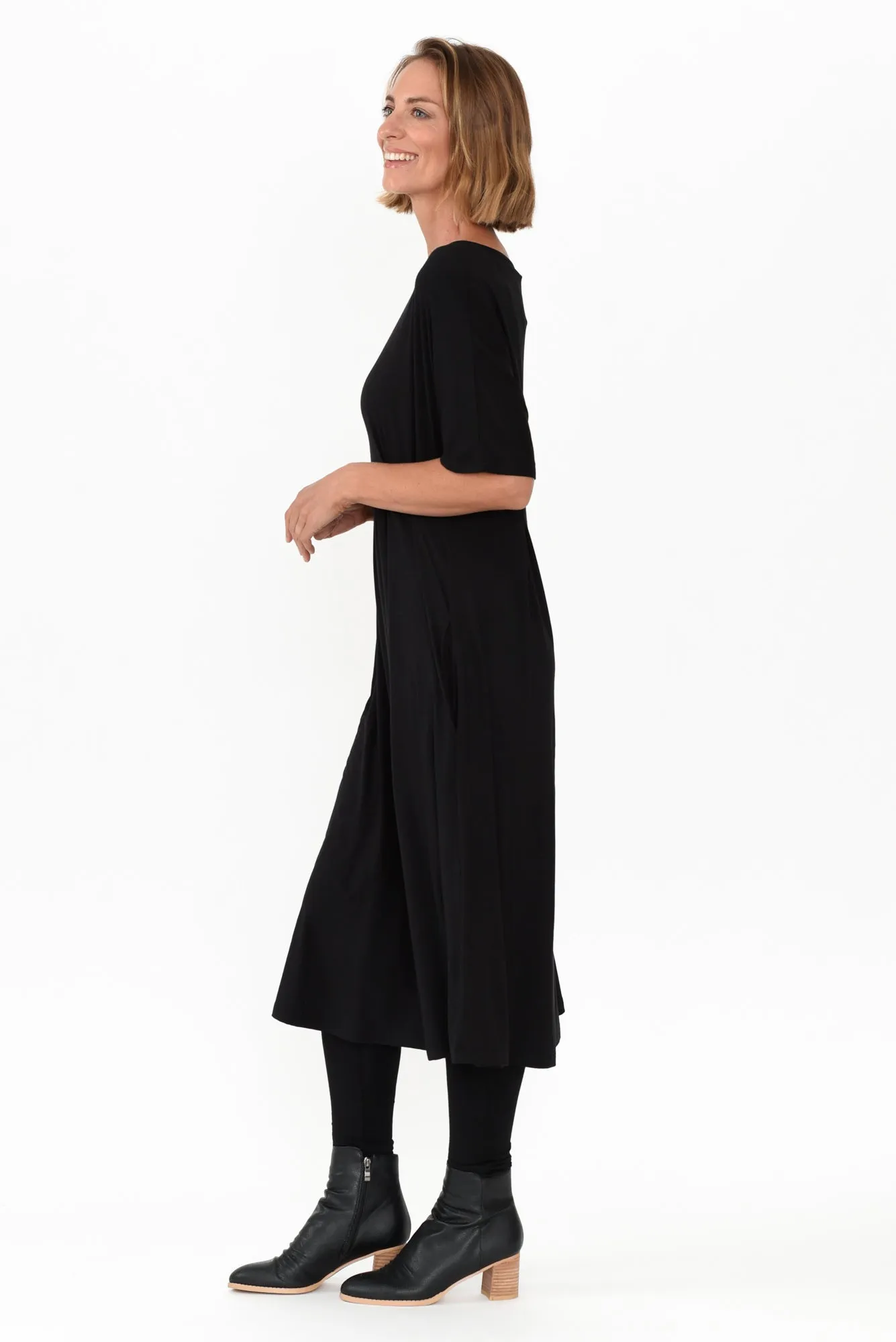 Godfrey Black Bamboo Dress sold by Blue Bungalow product image thumbnail 4