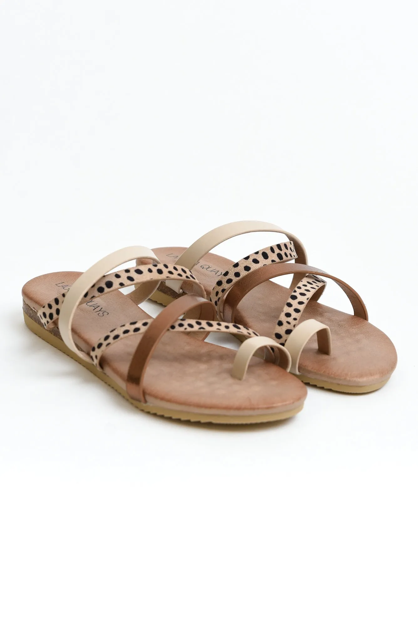 Kalua Natural Cheetah Strappy Slide sold by Blue Bungalow product image thumbnail 3
