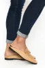 Mab Tan Buckle Mule sold by Blue Bungalow