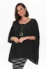 Mali Black Drape Top sold by Blue Bungalow