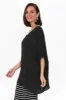 Mali Black Drape Top sold by Blue Bungalow