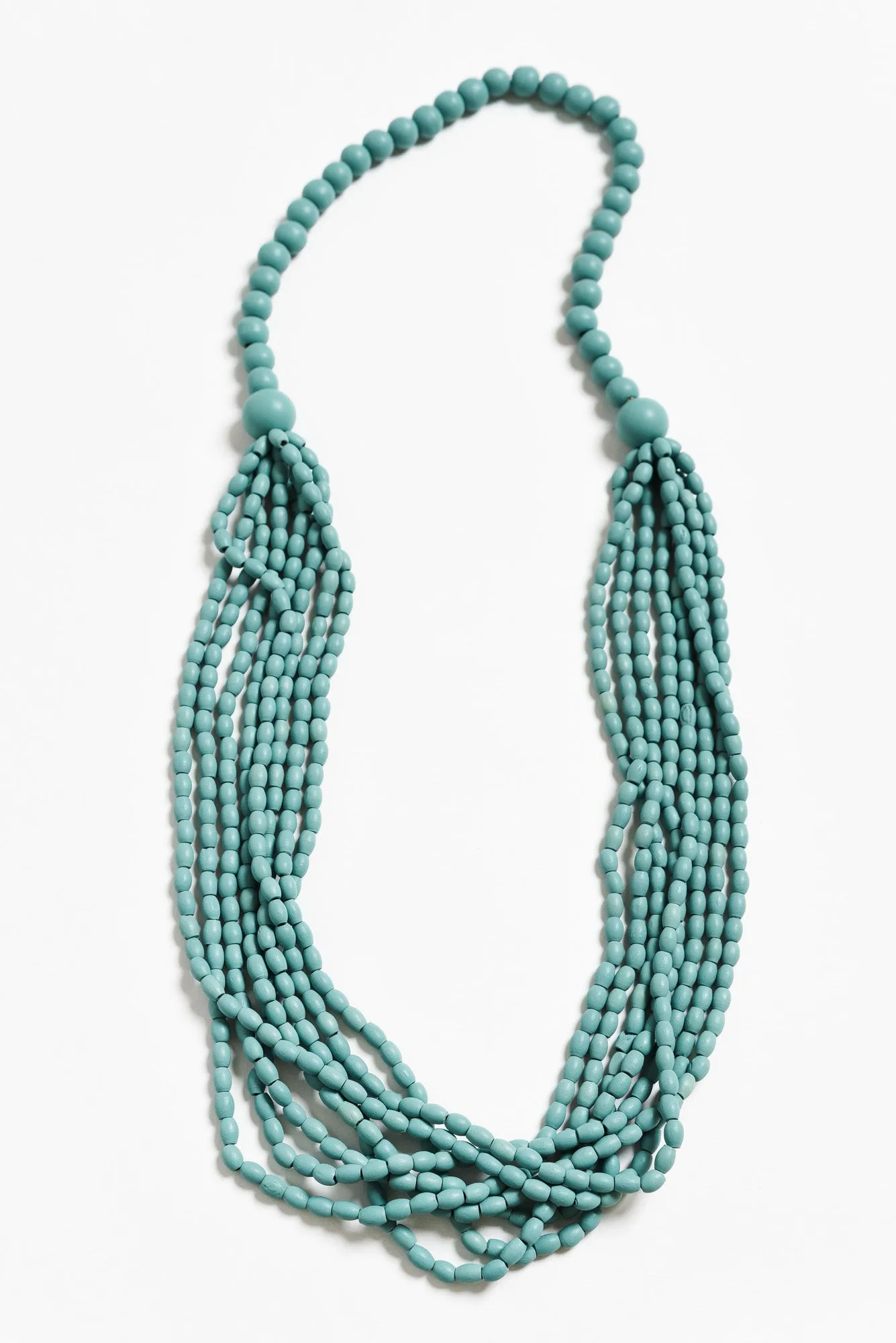 Pria Turquoise Beaded Necklace sold by Blue Bungalow