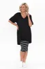 Novella Black Bamboo Top sold by Blue Bungalow