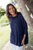 Helsinki Navy Knit Pocket Jumper sold by Blue Bungalow