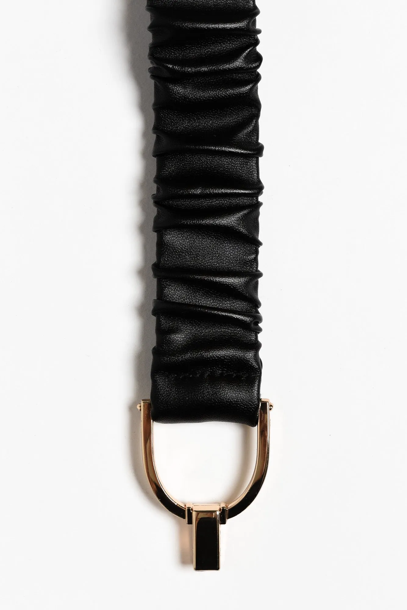 Tanyel Black Ruched Stretch Waist Belt sold by Blue Bungalow product image thumbnail 3