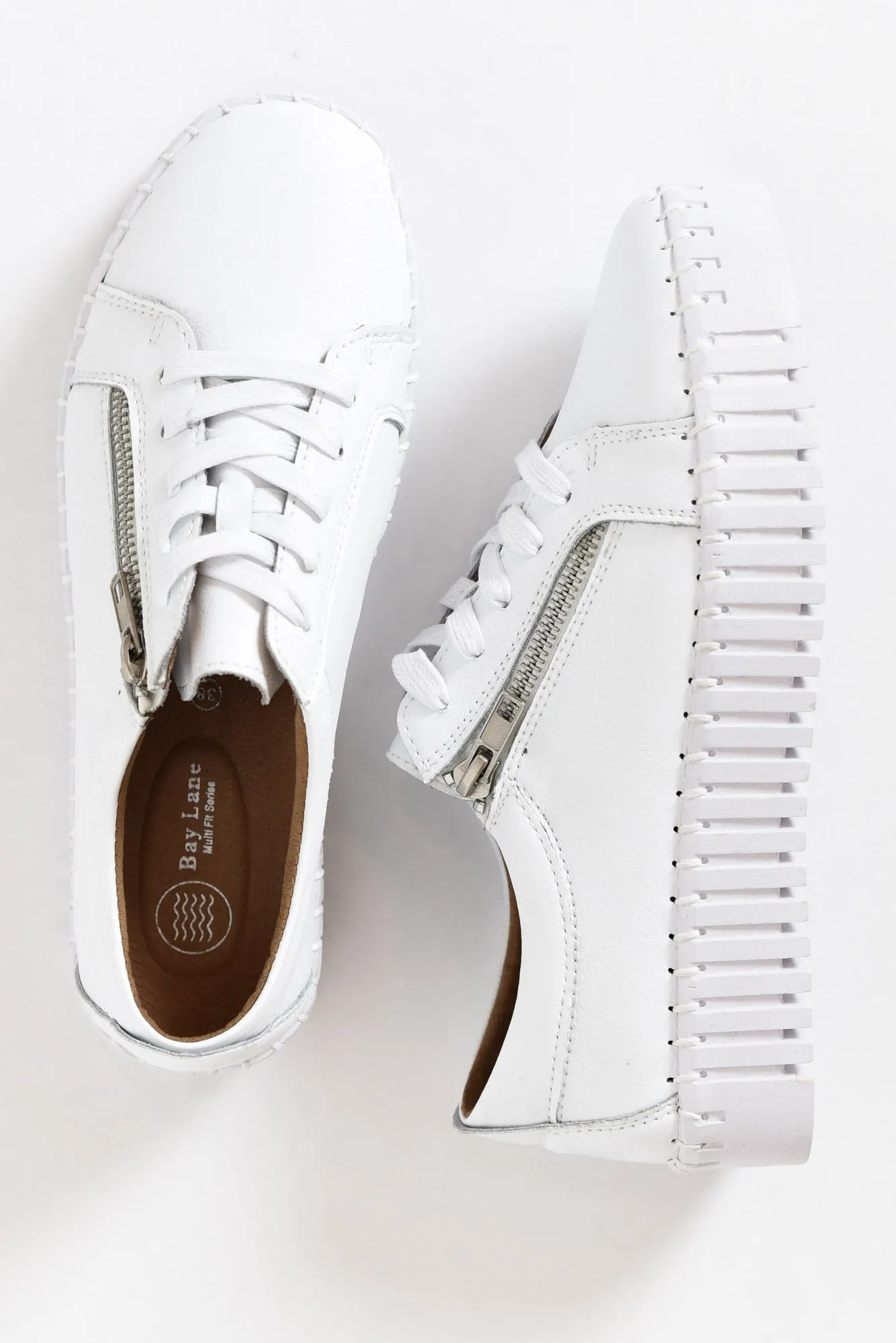 Medusa White Platform Sneaker sold by Blue Bungalow product image thumbnail 4