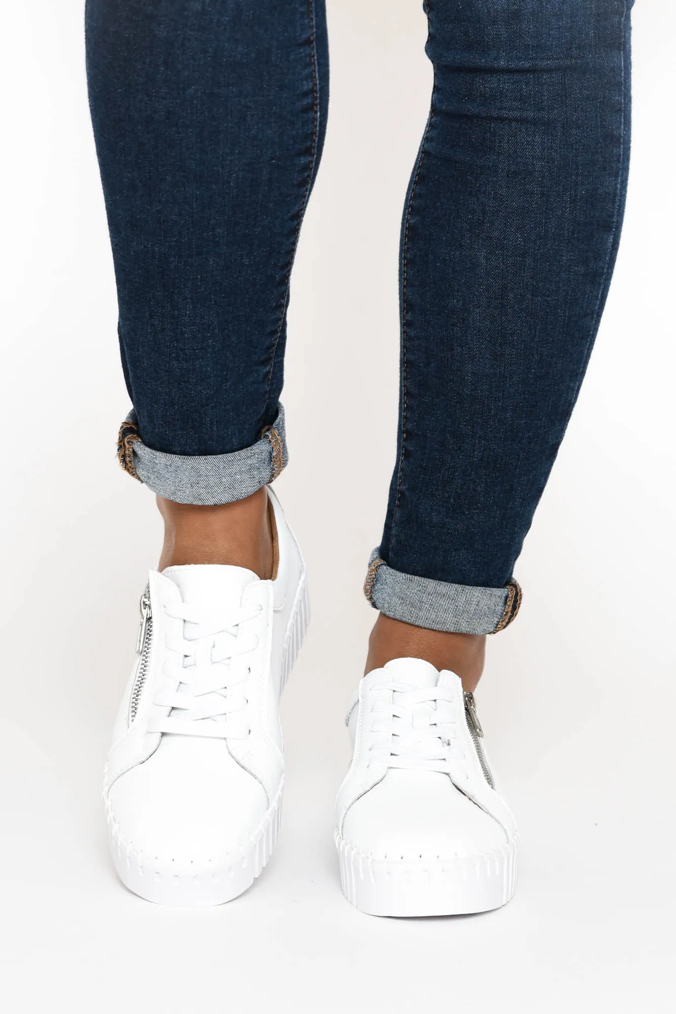 Medusa White Platform Sneaker sold by Blue Bungalow product image thumbnail 3