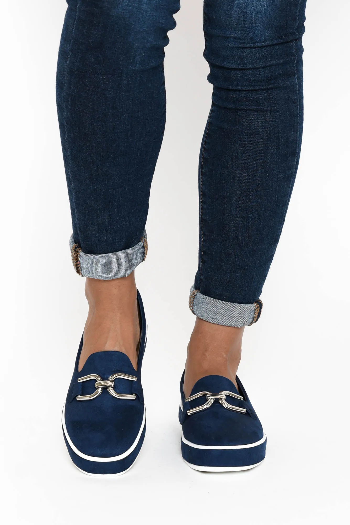 Natyia Navy Platform Loafer sold by Blue Bungalow product image thumbnail 4