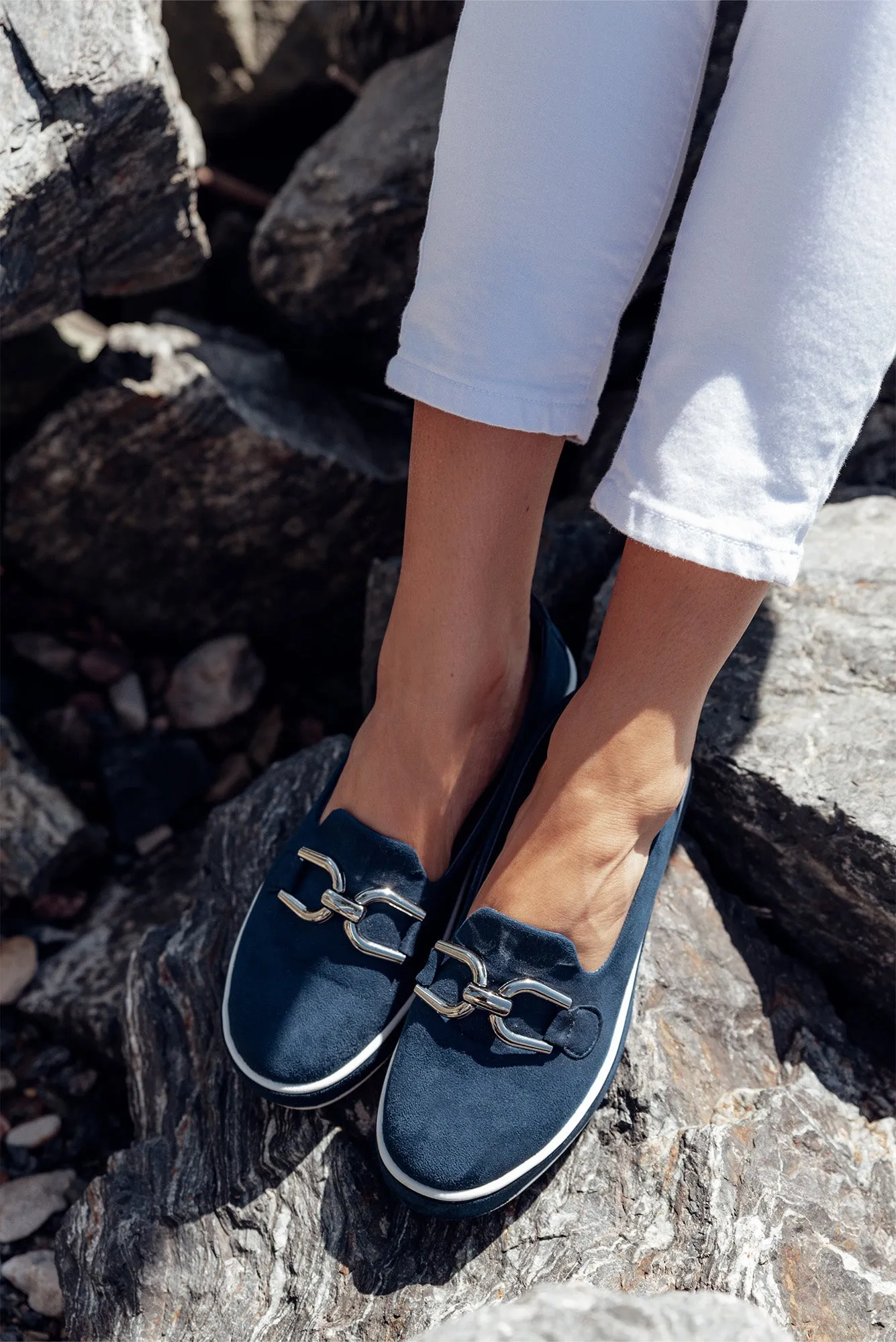 Natyia Navy Platform Loafer sold by Blue Bungalow product image thumbnail 2